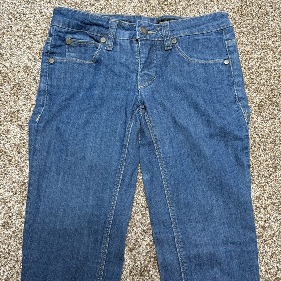 Obey Women's Straight Leg Blue Jeans - Picture 2 of 11